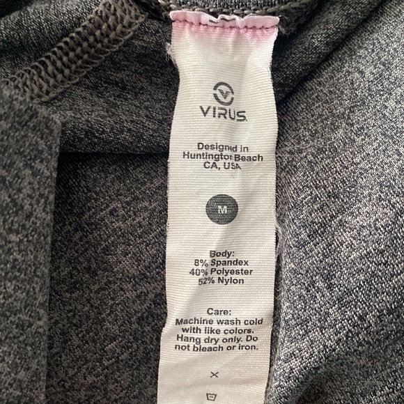 Virus workout full length leggings - Picture 3 of 3